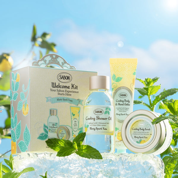 Refreshing Mint & Sparkling Yuzu Hydrate Welcome Kit