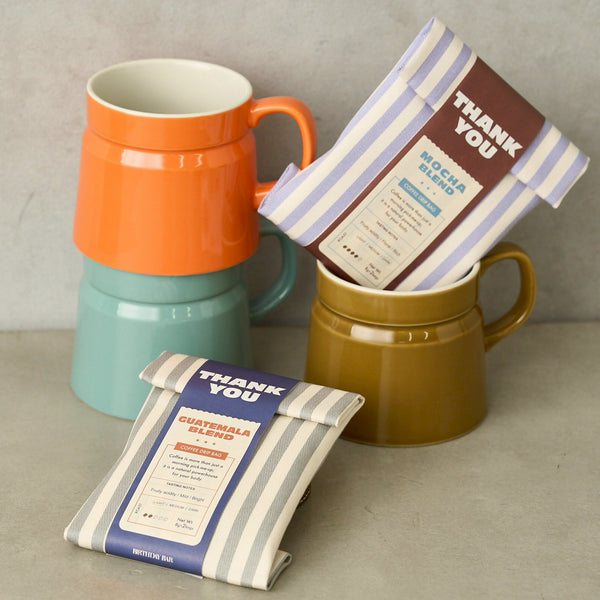 Mug & Handkerchief Coffee Set
