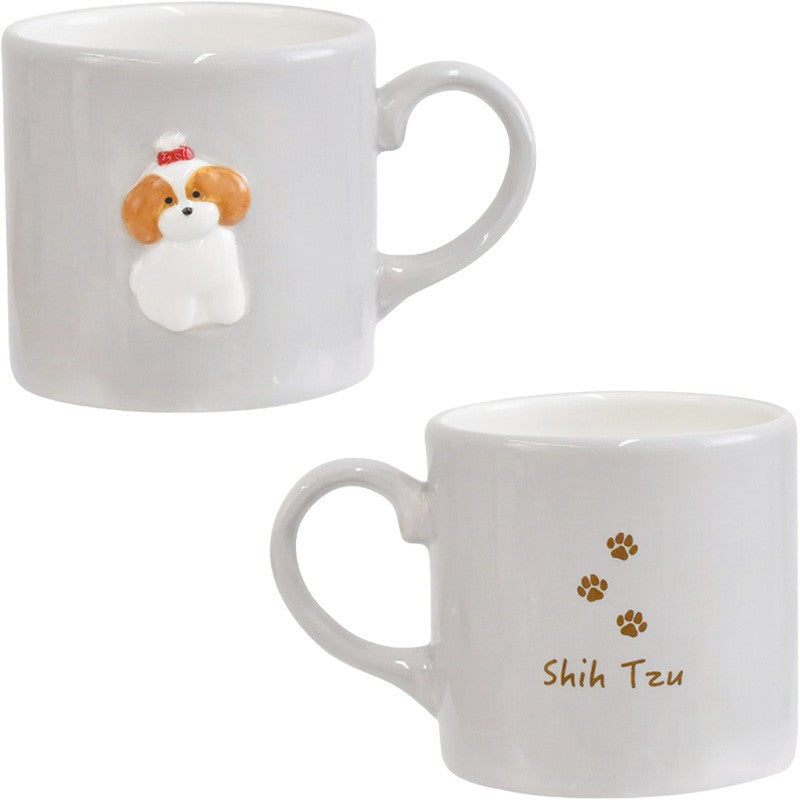 Hand Painted Dog Pattern Mug