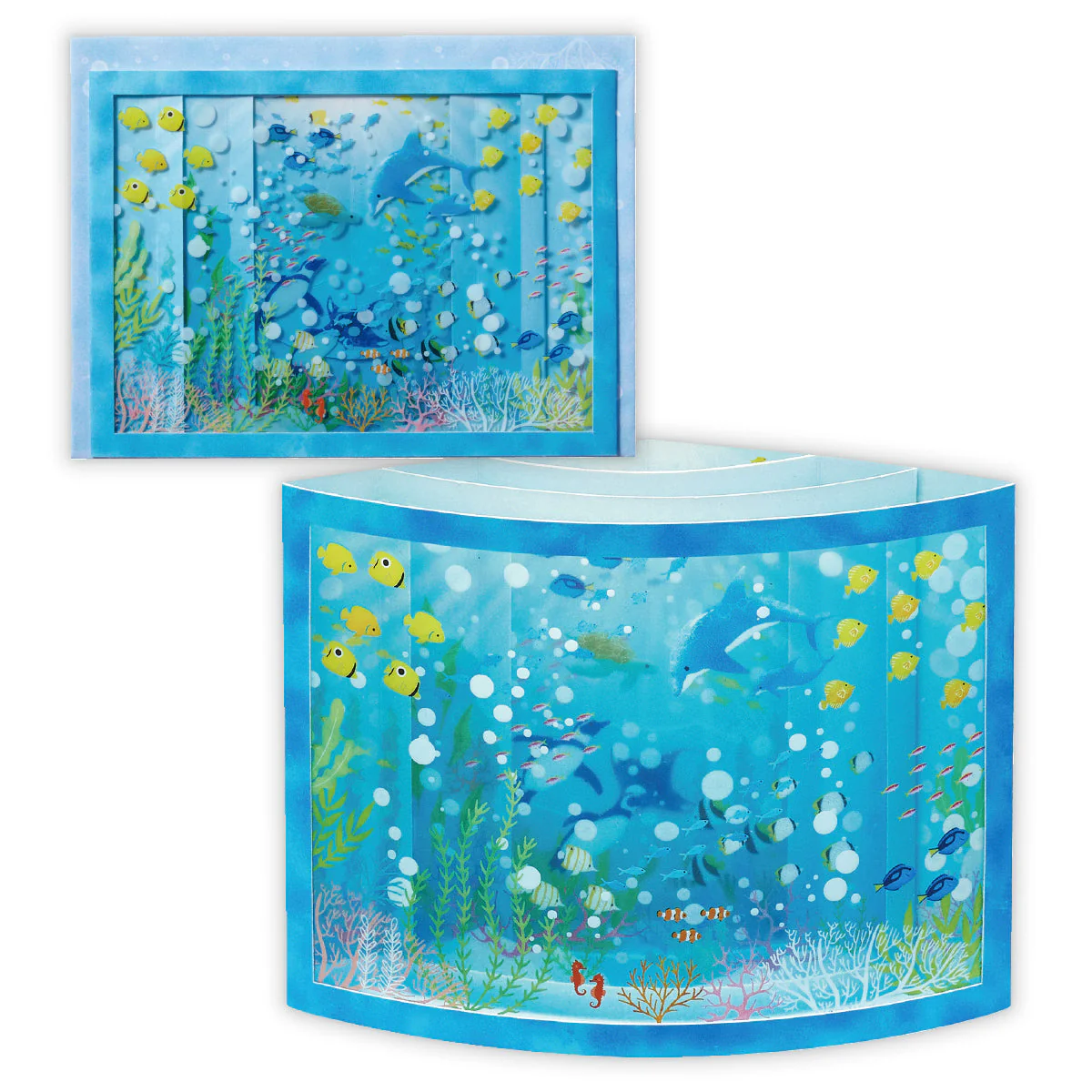 Aquarium 3D  Greeting Card
