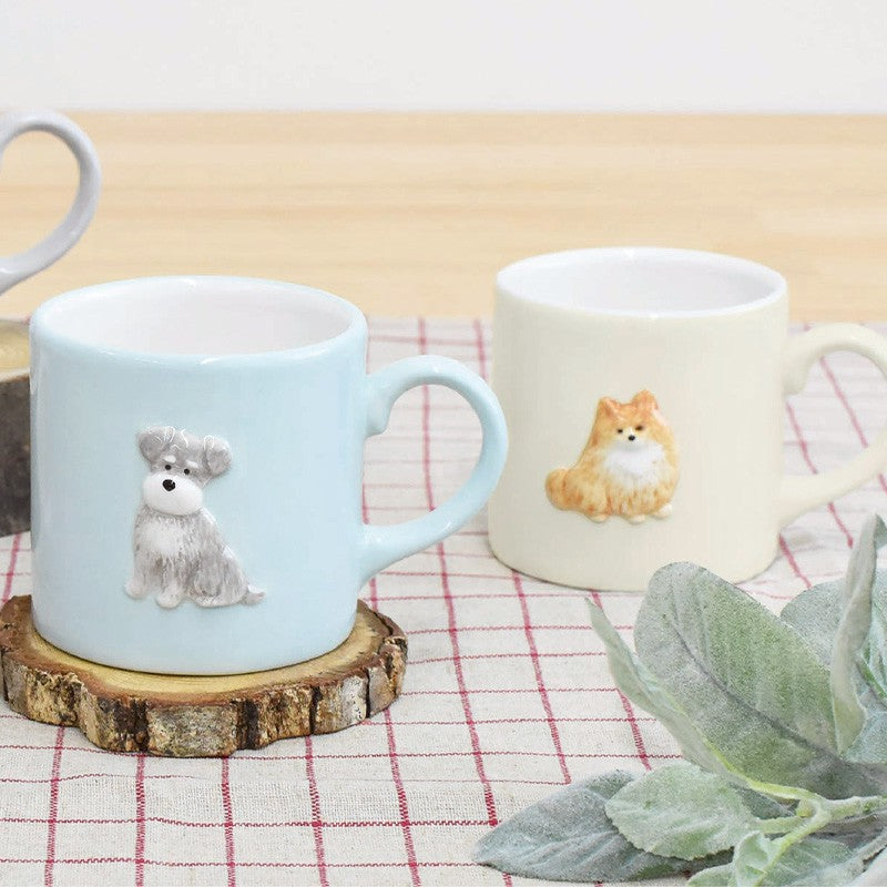Hand Painted Dog Pattern Mug