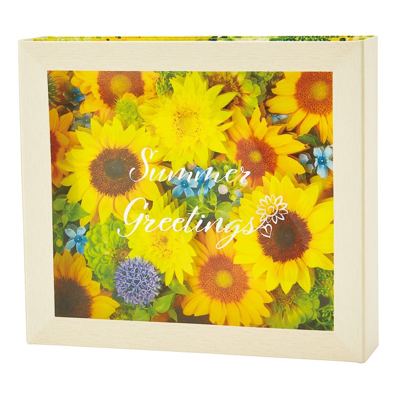 Sunflower Flower Box Greeting Card