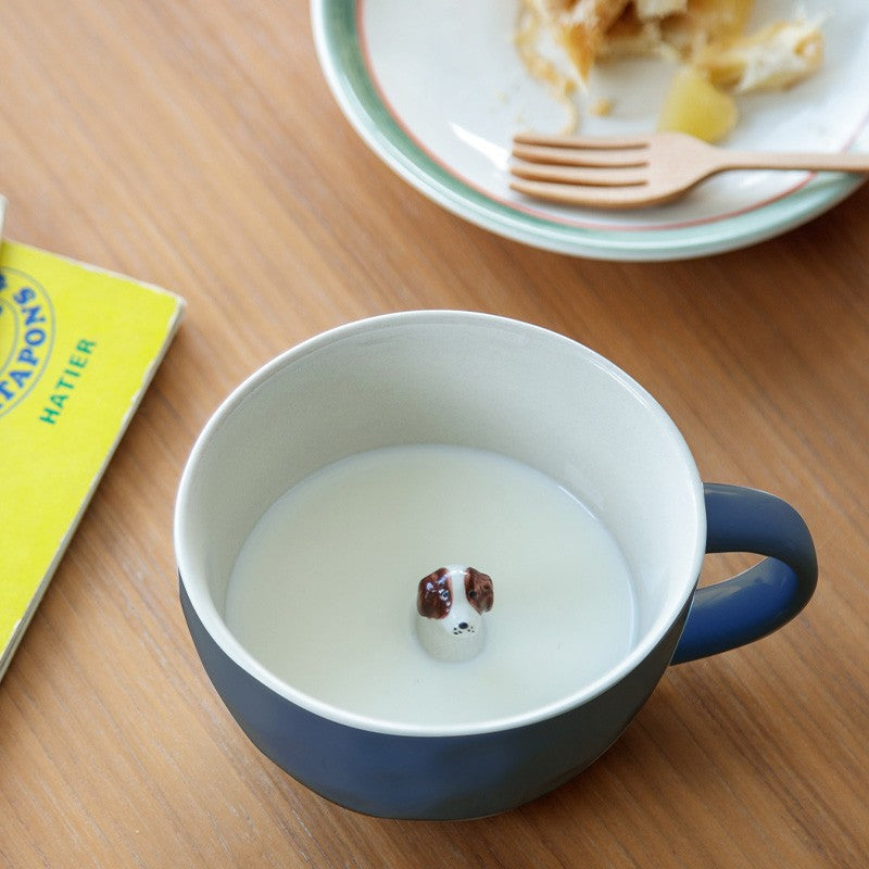 Mug Soup Cup with Mini Figure