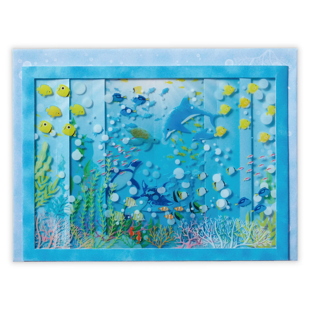 Aquarium 3D  Greeting Card