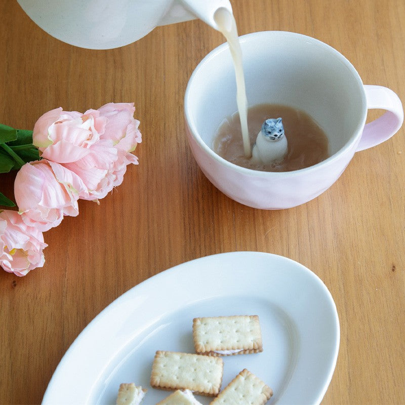 Mug Soup Cup with Mini Figure