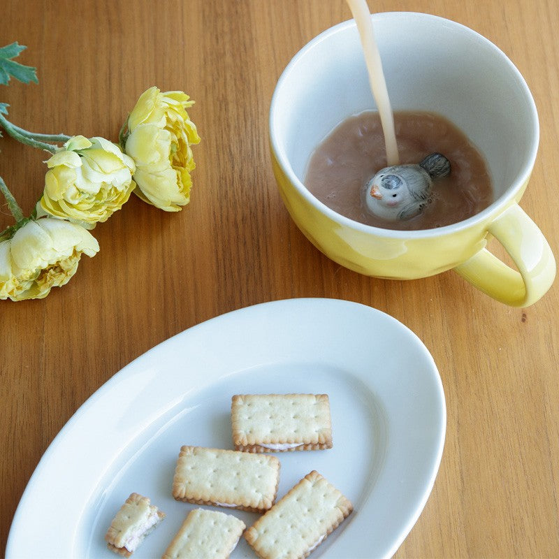 Mug Soup Cup with Mini Figure