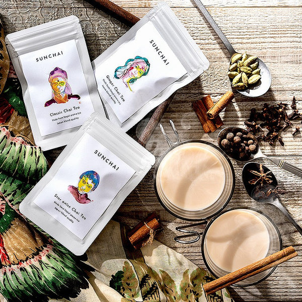 SUN CHAI Chai Tea Bag 3Flavor Tasting Set