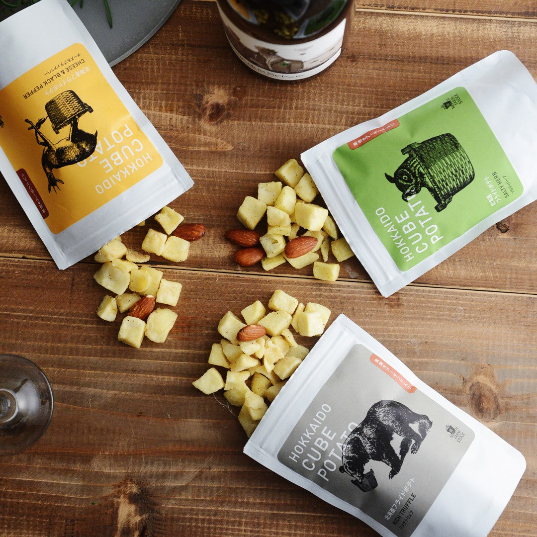 Cube Potato 3Flavor Tasting Snack Set