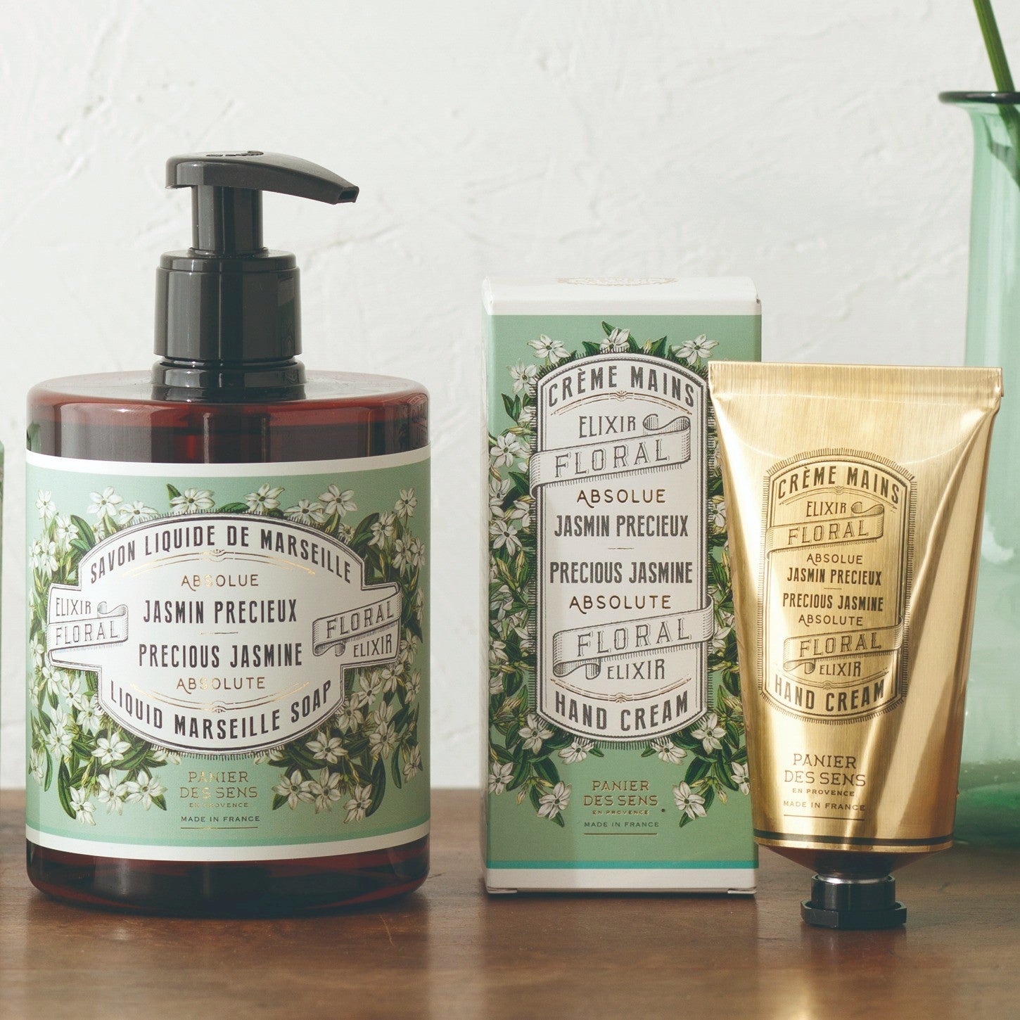 Set de Crema de Manos Absoluta y Jabón Líquido de Marsella Panier des Sens