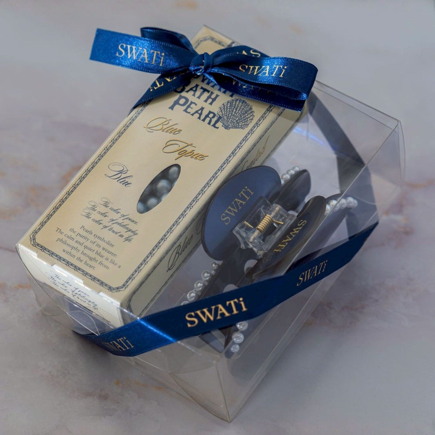 SWATi BATH PEARL & HAIR ACCESSORY Gift Set