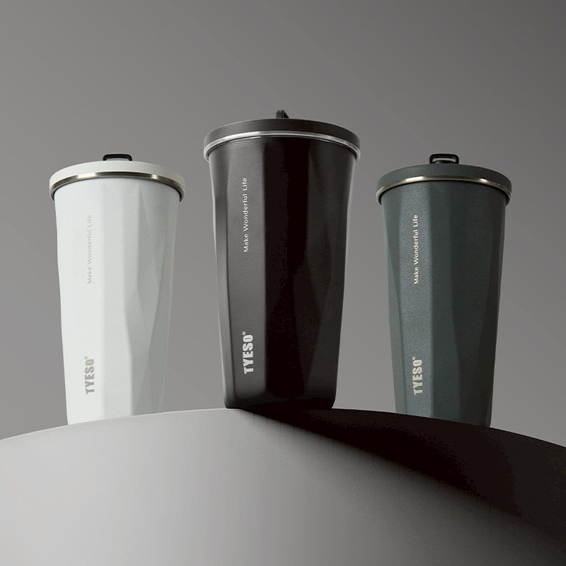Straw Tumbler with Lid 600ml 8 Colors Available