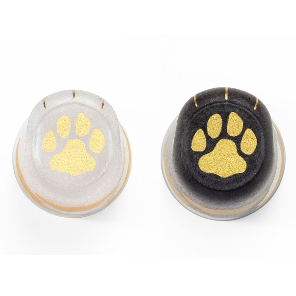 Premium Cat Paw Glass (Calico, Tabby, Leopard) Made in Japan