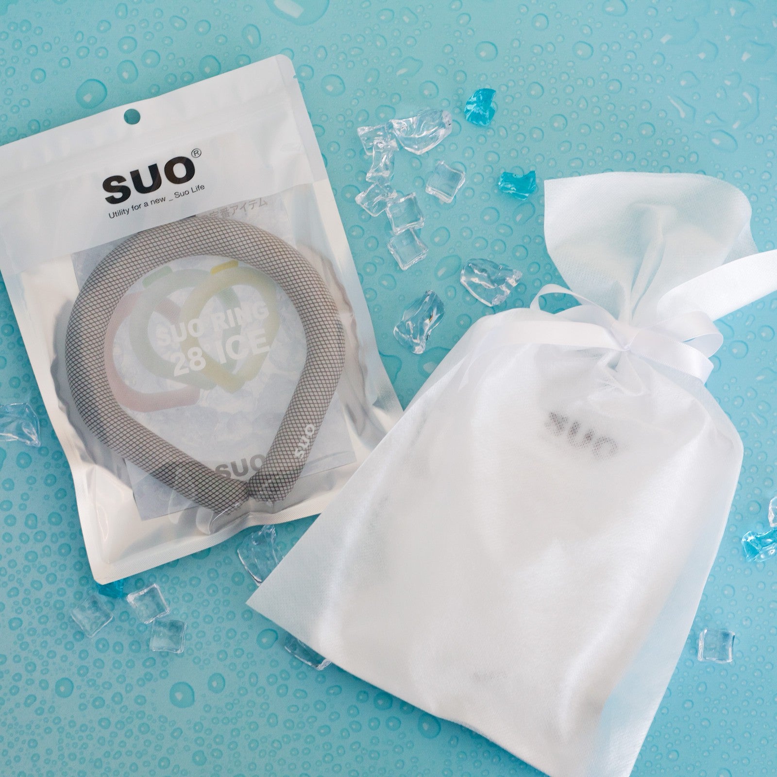 SUMMER COOL RING 28°ICE M / L Size