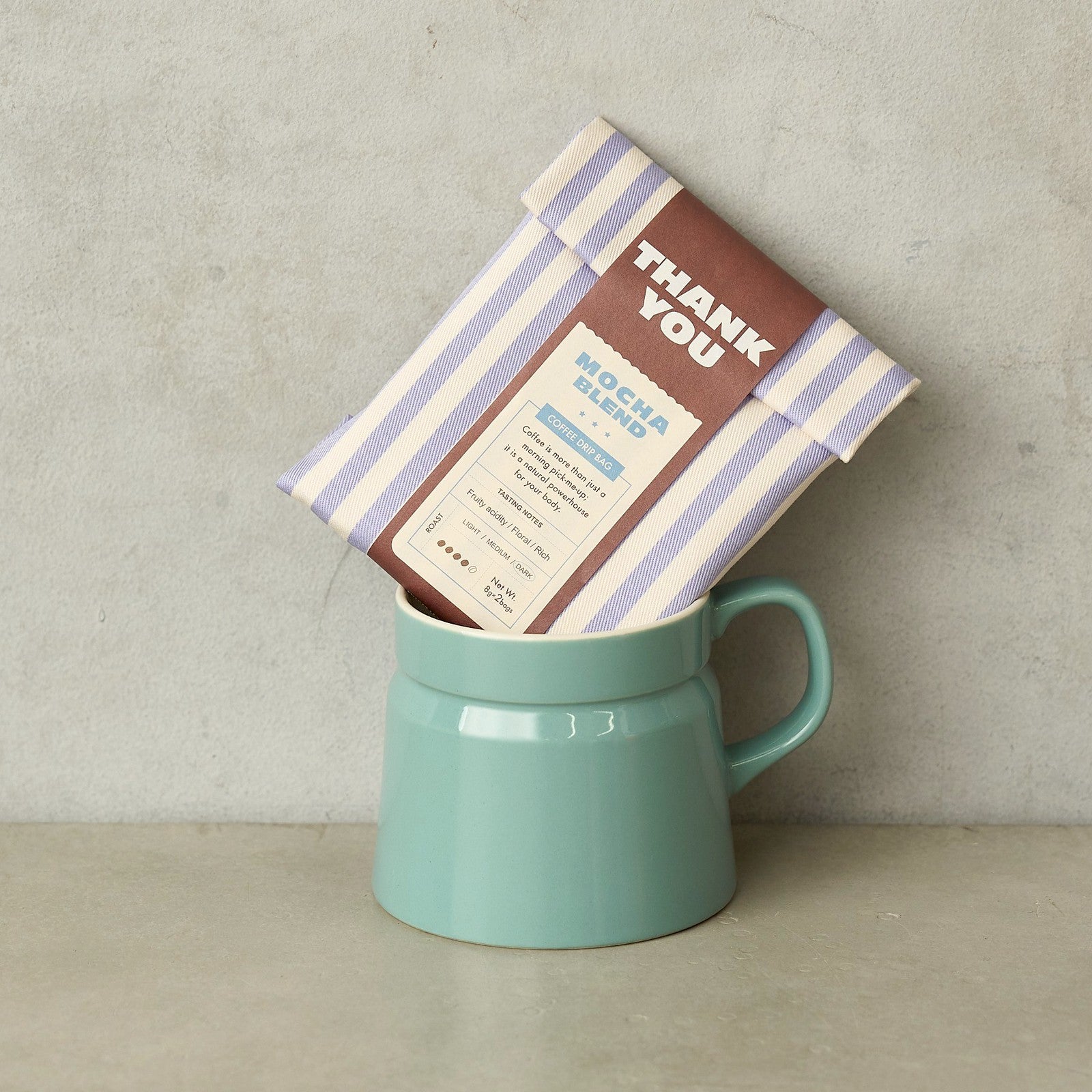 Mug & Handkerchief Coffee Set