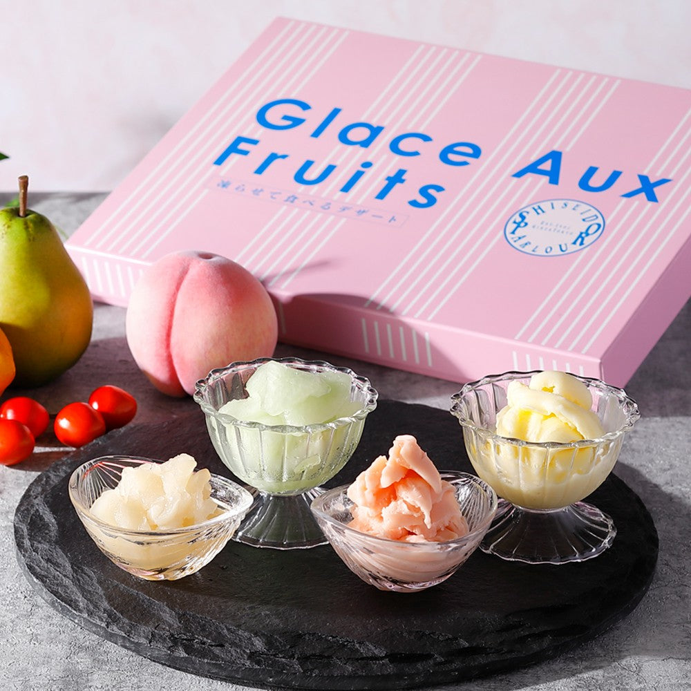 Fruit Sherbet Freeze and Eat Glace aux Fruits 10Piece Set