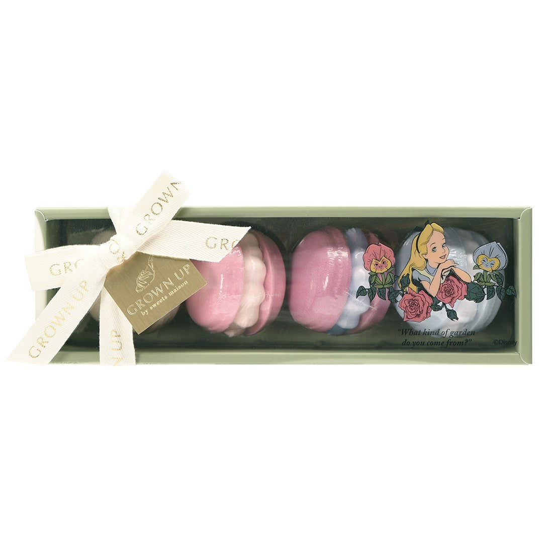Alice in Wonderland Macaron Fizz Bath Bombs 4Piece Set