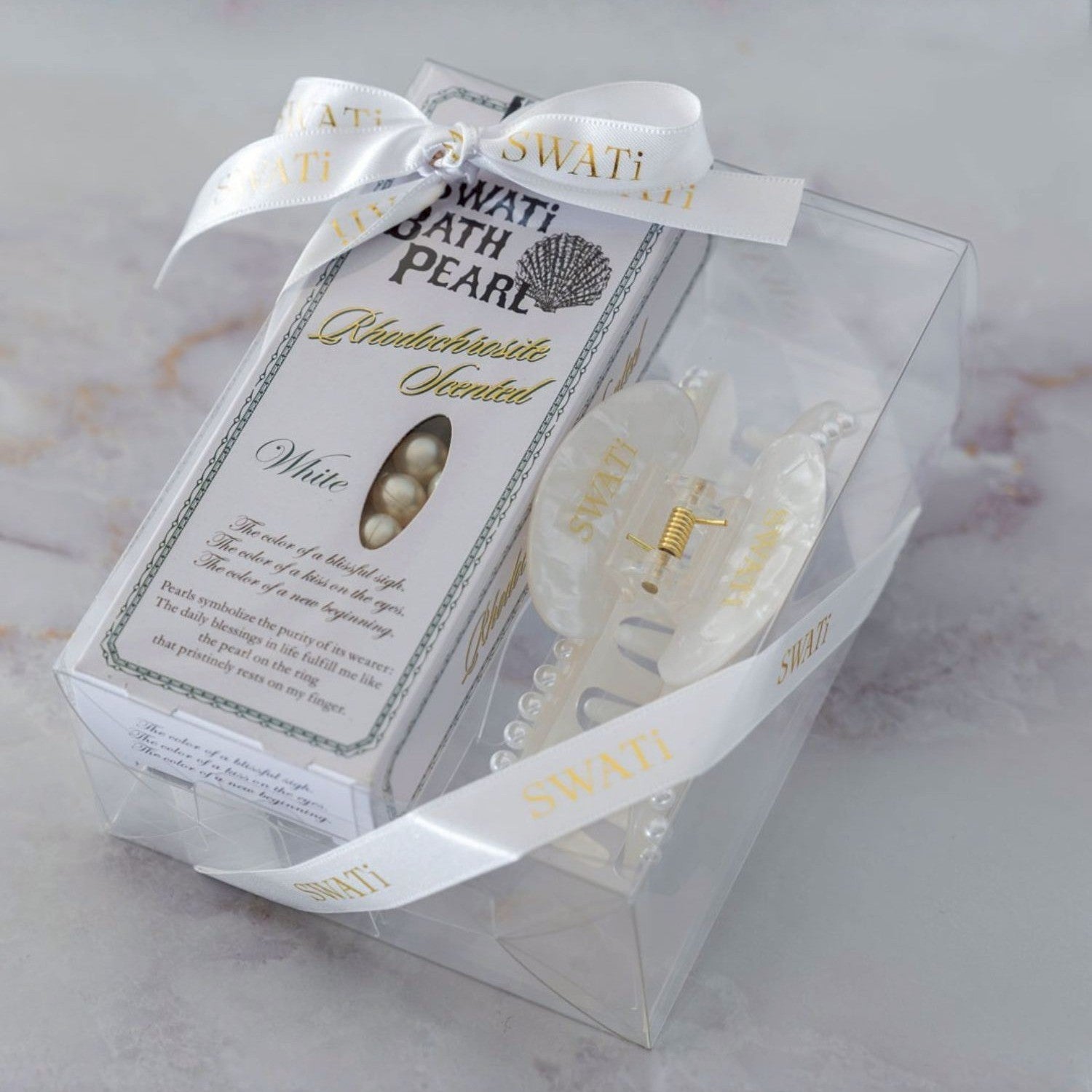 SWATi BATH PEARL & HAIR ACCESSORY Gift Set