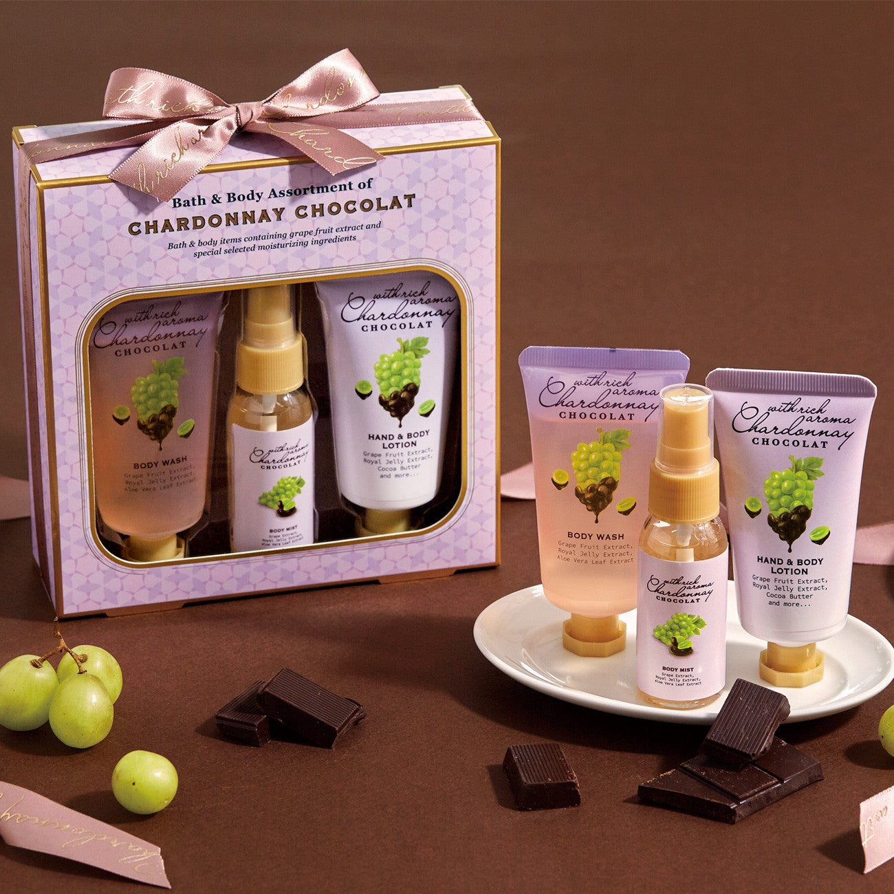 Chardonnay Chocolat Bath & Body Care Set