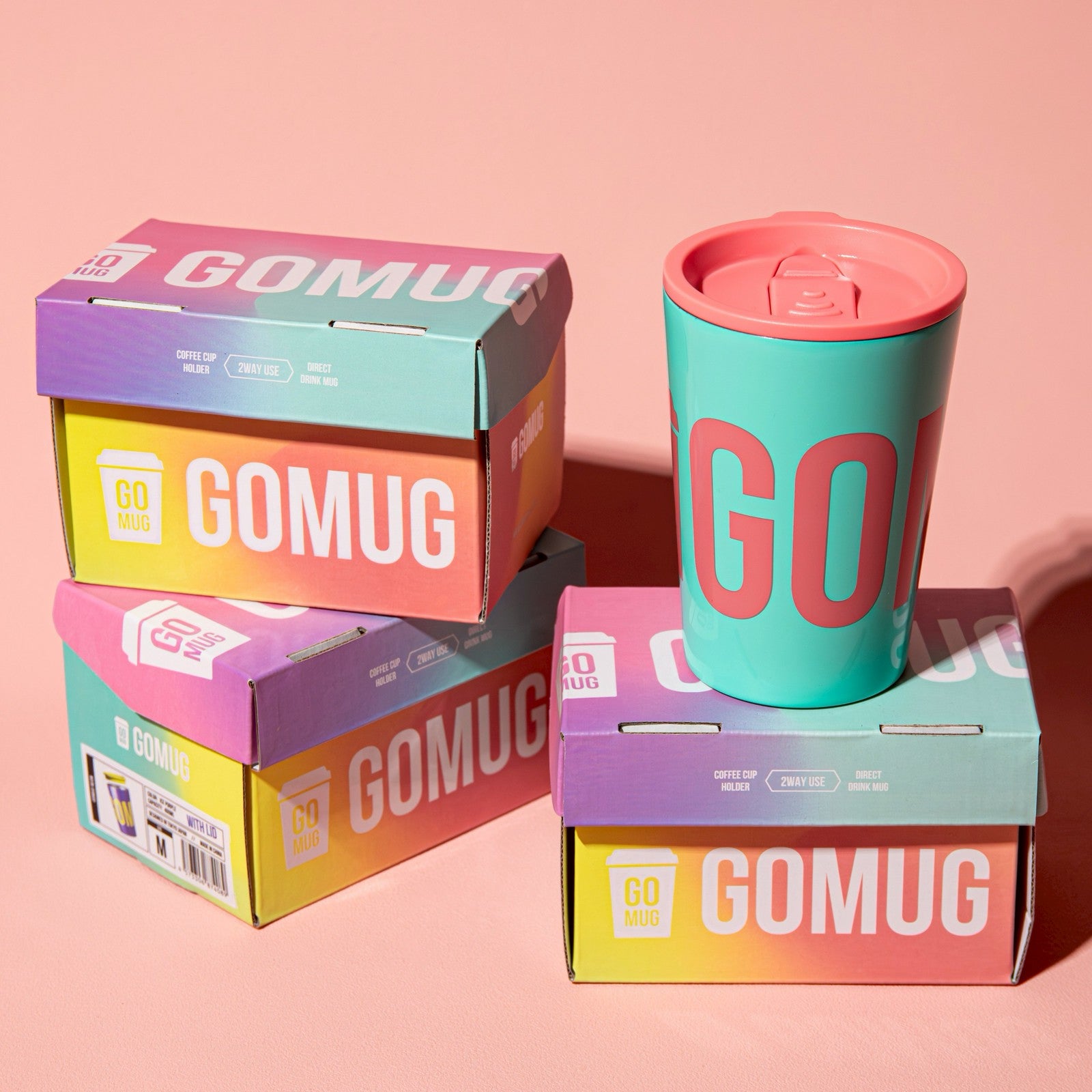 GO MUG NEON Vacuum Double-Walled Tumbler