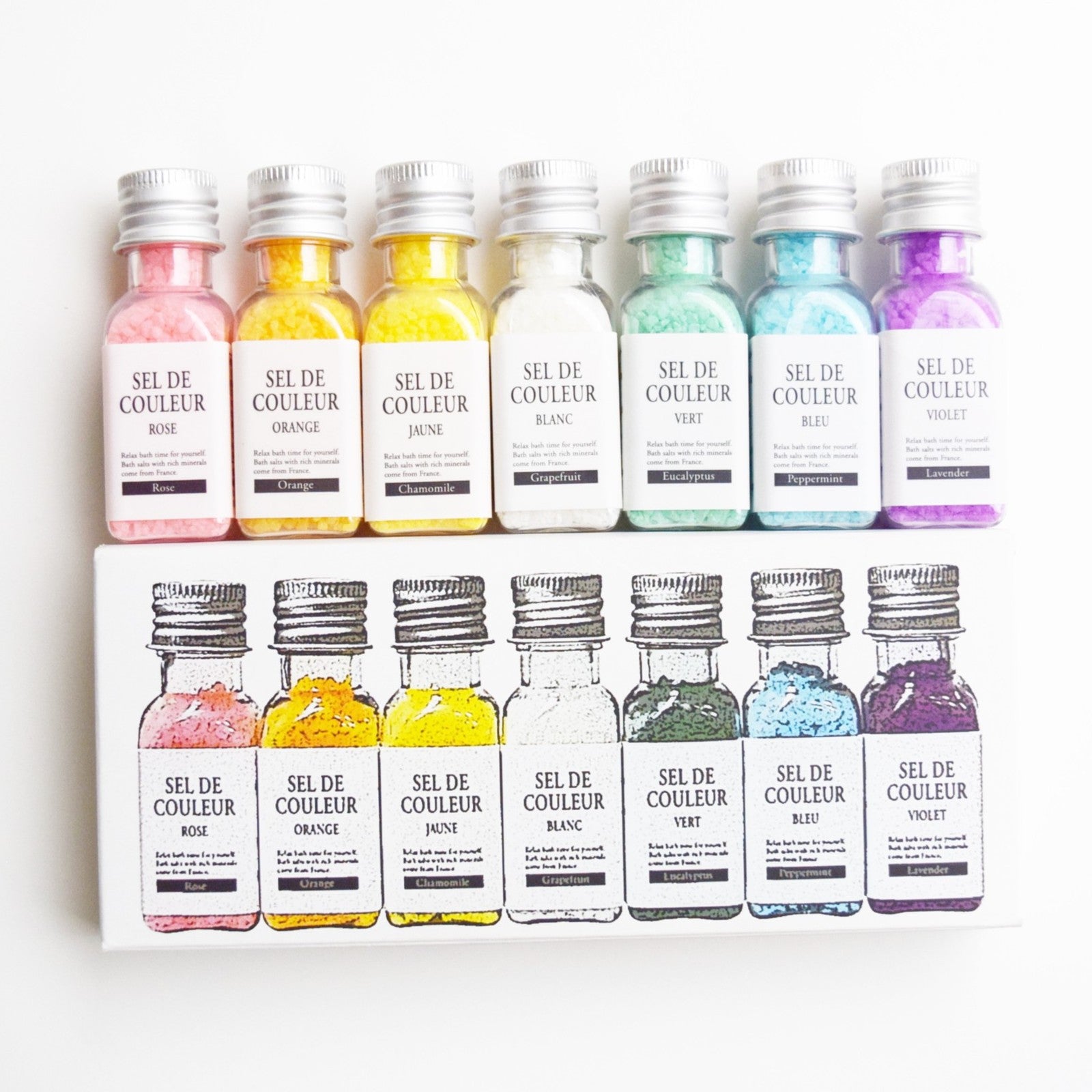 Sel de Couleur Bath Salt Set