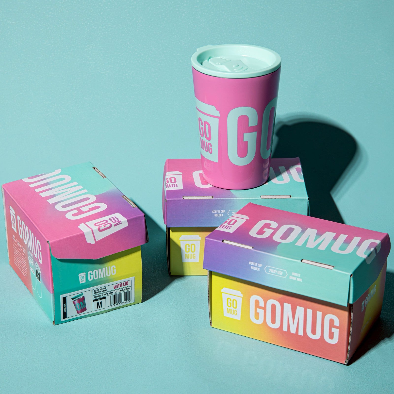 GO MUG NEON Vacuum Double-Walled Tumbler