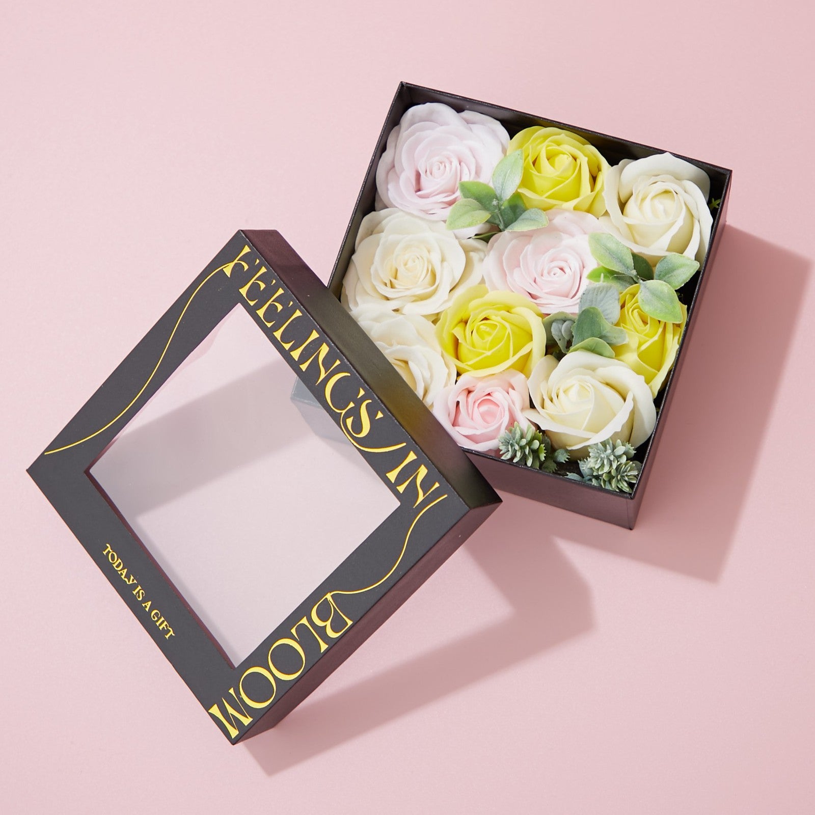 Special Flower Box Soap Flowers