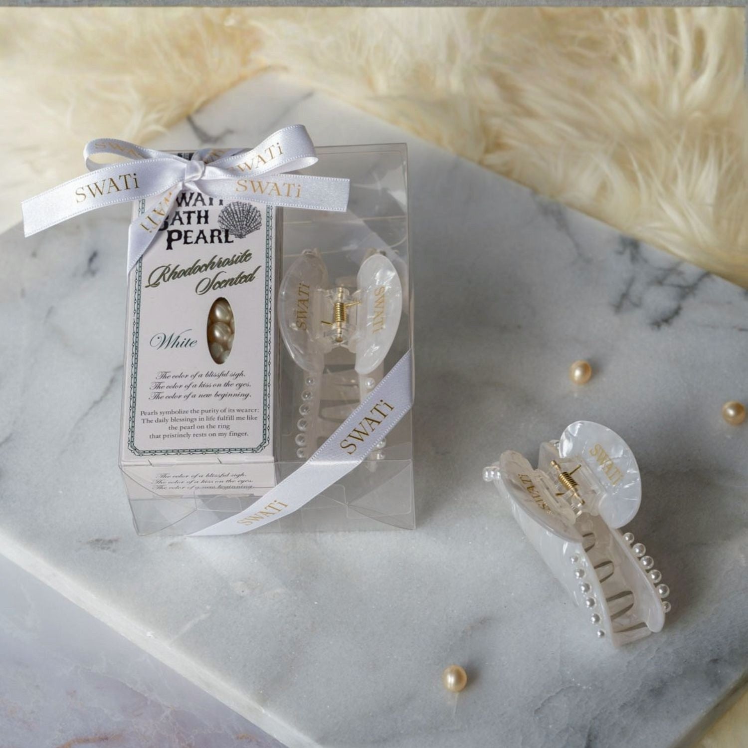 SWATi BATH PEARL & ACCESORIO PARA EL CABELLO Set de Regalo