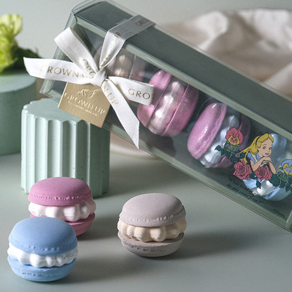 Alice in Wonderland Macaron Fizz Bath Bombs 4Piece Set