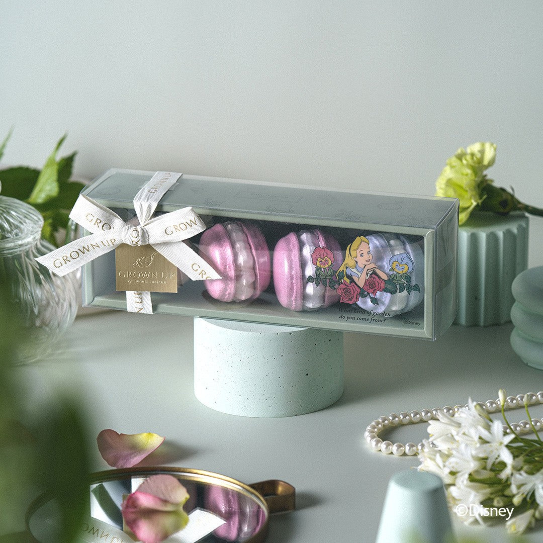 Alice in Wonderland Macaron Fizz Bath Bombs 4Piece Set