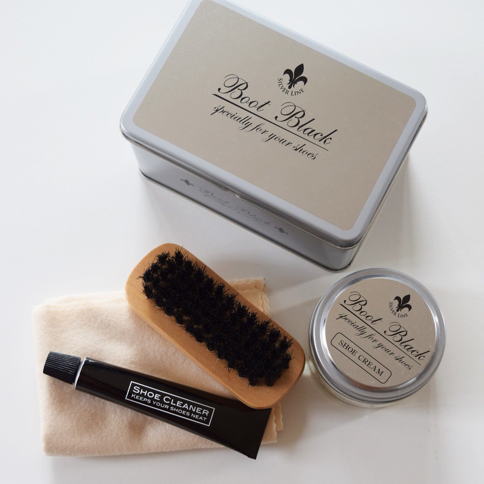 Columbus Boot Black Silver Mojito Set